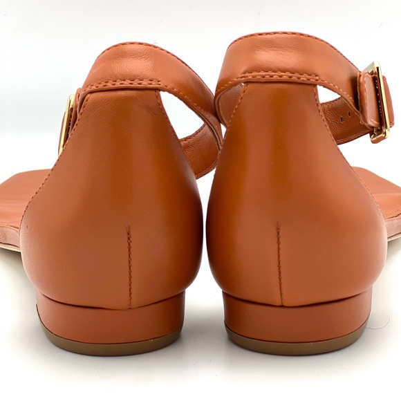 Caroline Constas Jane Flat Sandals in Brown Leather. Size 39.5 and 37 - Picture 7 of 12